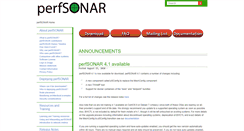 Desktop Screenshot of perfsonar.net